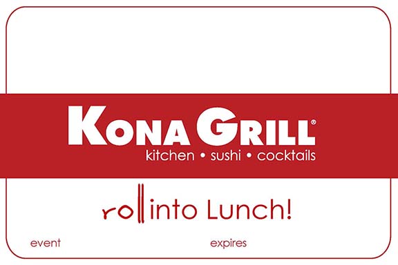 Gift Certificate for our friends at Kona Grill