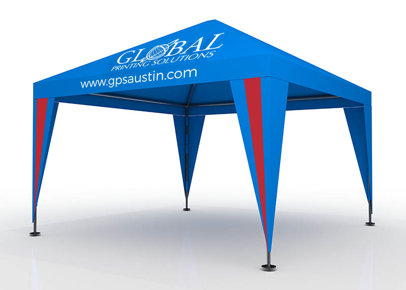 Custom Printed Canopy Tent for Trade Shows and Events in Austin