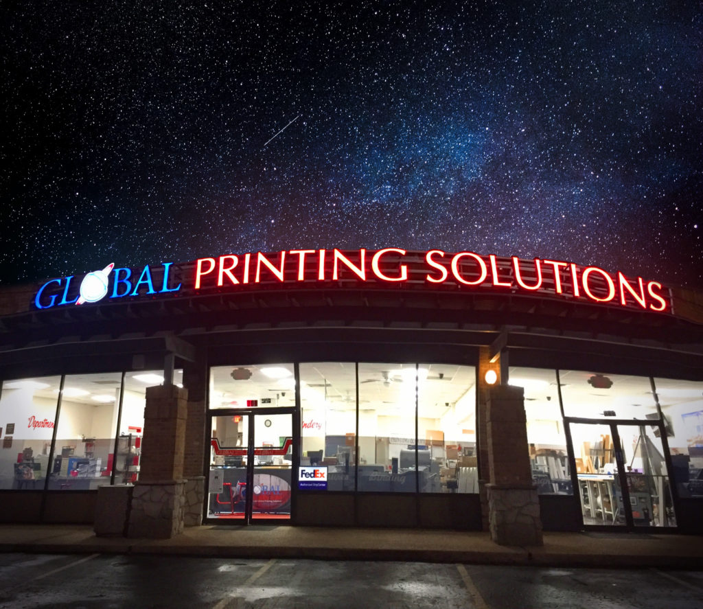 Austin Night Sky Shop Local Global Printing Solutions 