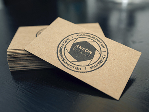 All Natural Eco Friendly Business Cards