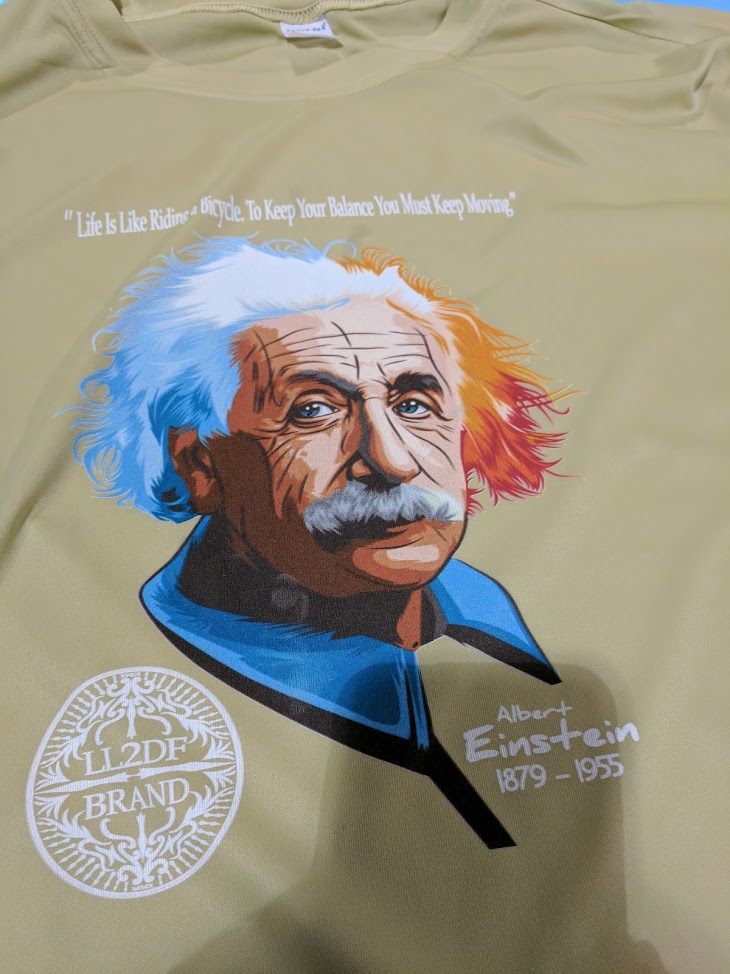 Einstein Colored T-shirt Print