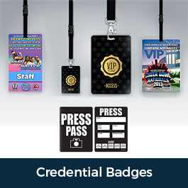 Credential Badges VIP Press Pass