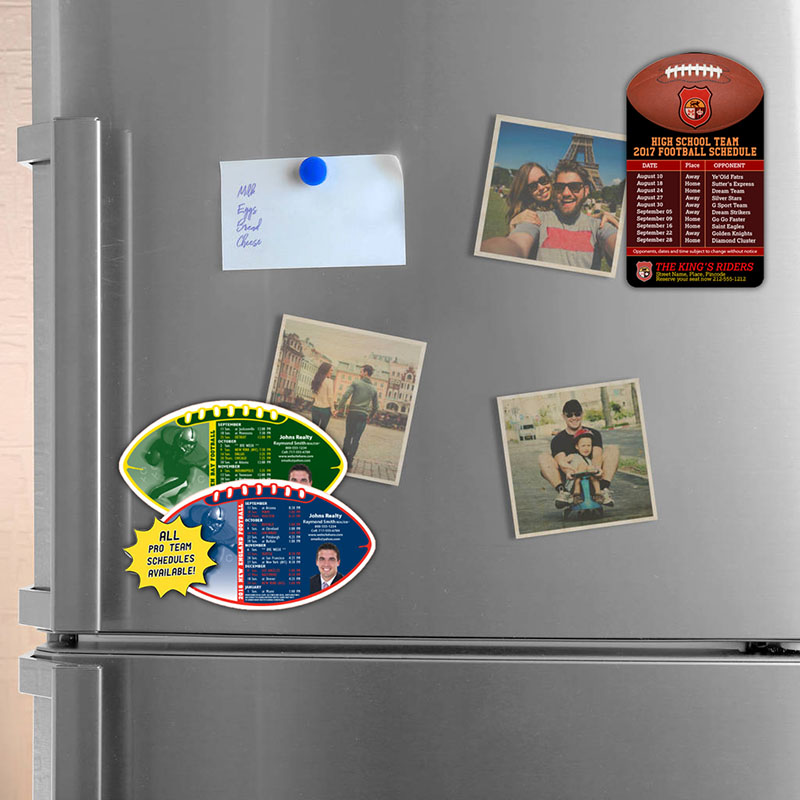 Marketing Football Schedule Magnets for Business