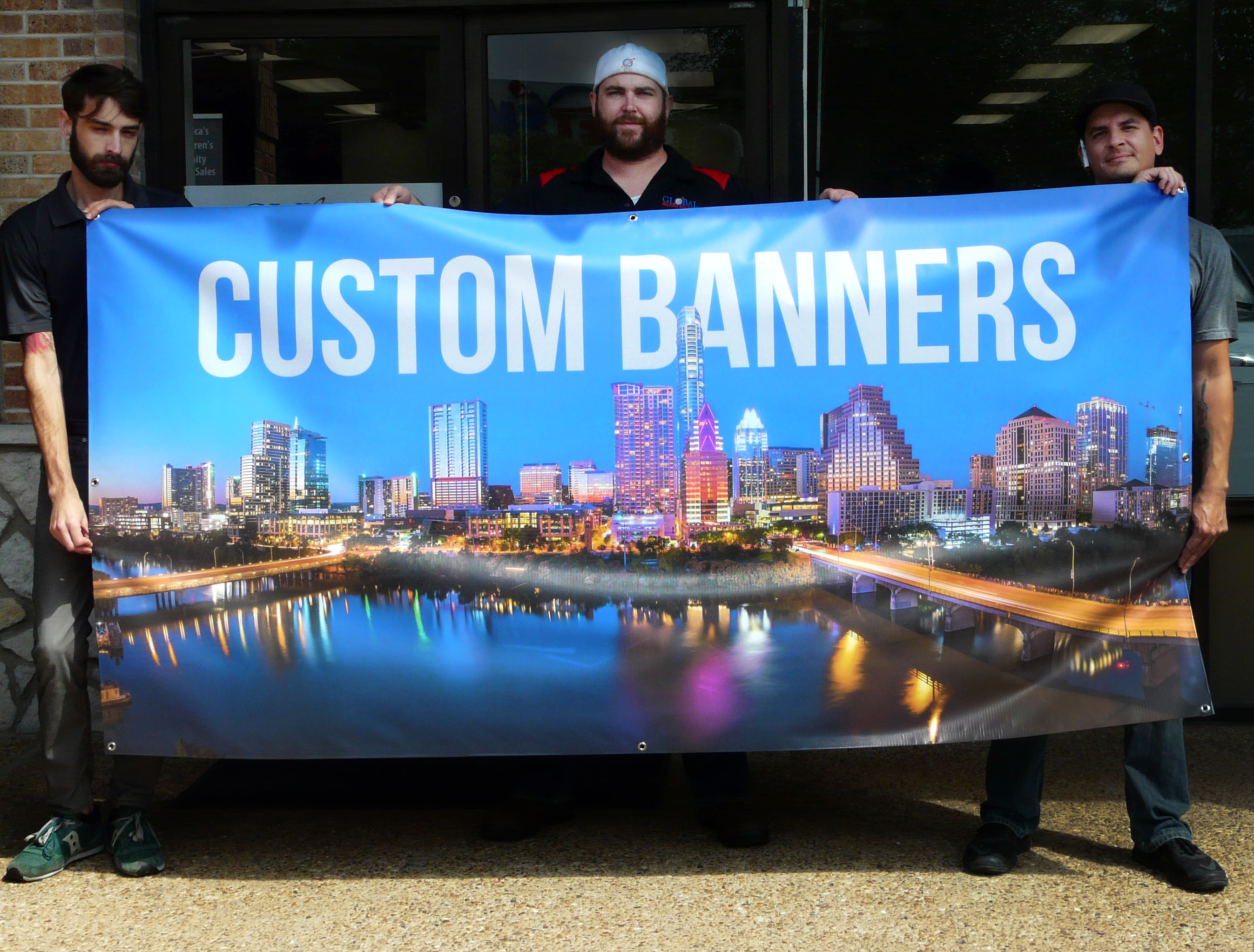 Custom Banners by Global Printing Solutions in Austin, TX