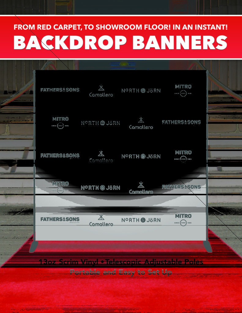 Backdrop Banner / Step and Repeat