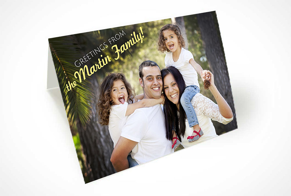 Social Family Printing Greeting Card Postcard Custom Design