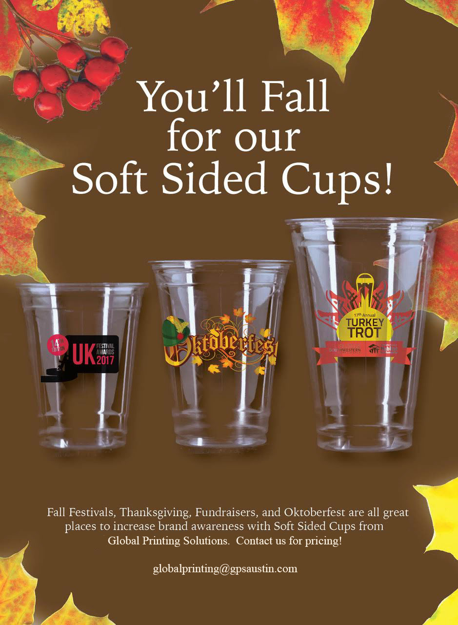 Custom Printed Cups for Fall Events