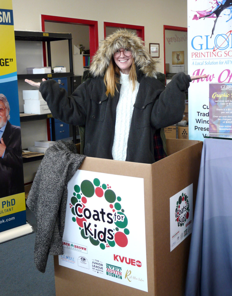 Coats for Kids Local Charity Junior League Austin