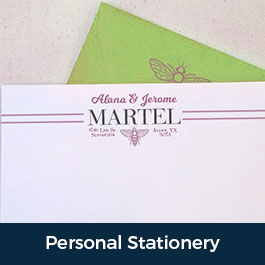 Personal Customized Stationery Envelope Writing Luxury Social Family